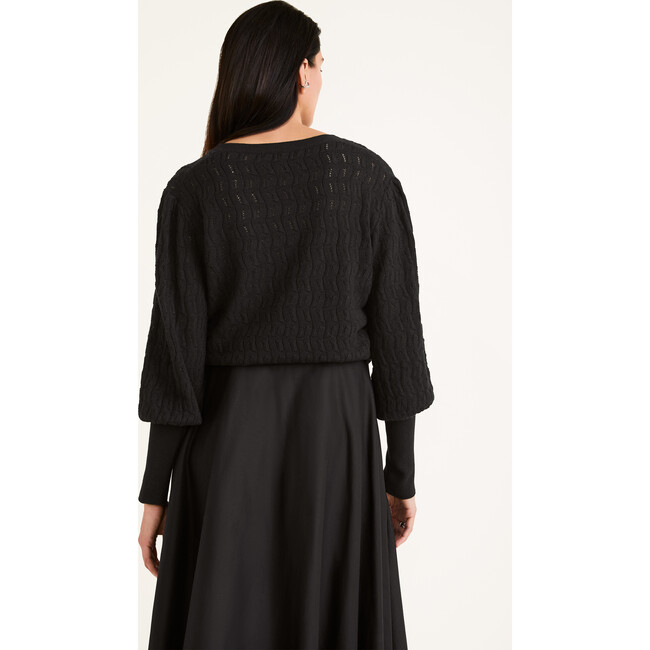 Women's Jensen Knit Top, Black - Blouses - 5