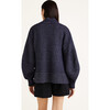 Women's Echo Knit Top, Navy - Blouses - 4