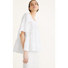 Women's Brandt Eyelet Blouse, White - Blouses - 3