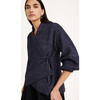 Women's Echo Knit Top, Navy - Blouses - 5