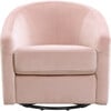 Madison Swivel Glider, Blush Velvet - Nursery Chairs - 1 - thumbnail