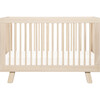 Hudson 3-in-1 Convertible Crib with Toddler Bed Conversion Kit, Natural - Cribs - 1 - thumbnail