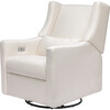 Kiwi Electronic Recliner and Swivel Glider with USB Port, Cream Eco-Performance Fabric - Nursery Chairs - 1 - thumbnail