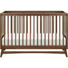 Peggy 3-in-1 Convertible Crib with Toddler Bed Conversion Kit, Natural Walnut - Cribs - 1 - thumbnail