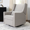 Kiwi Electronic Recliner and Swivel Glider with USB Port, Grey Eco-Performance Fabric - Nursery Chairs - 2