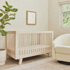 Hudson 3-in-1 Convertible Crib with Toddler Bed Conversion Kit, Natural - Cribs - 2