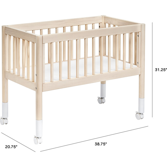 Gelato Portable Bassinet, Washed Natural - Bassinets - 3