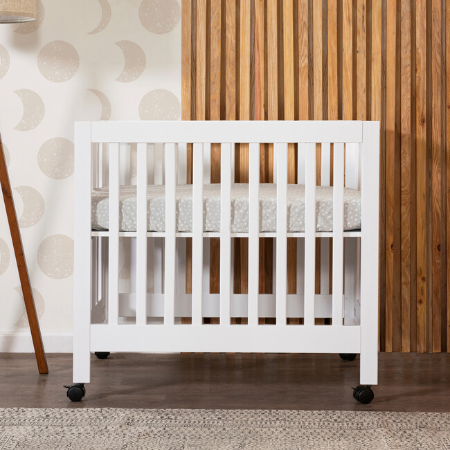 Origami Mini Crib, White - Cribs - 12