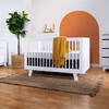 Hudson 3-in-1 Convertible Crib with Toddler Bed Conversion Kit, White - Cribs - 2 - thumbnail