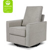 Alden Swivel Glider, Performance Grey Eco-Weave - Nursery Chairs - 3