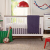 Scoot 3-in-1 Convertible Crib With Toddler Bed Conversion Kit, White/Walnut - Cribs - 2
