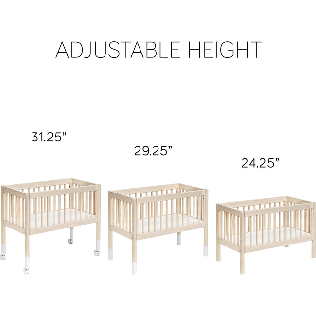 Gelato Portable Bassinet, Washed Natural - Bassinets - 4