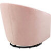 Madison Swivel Glider, Blush Velvet - Nursery Chairs - 4 - thumbnail