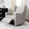 Kiwi Electronic Recliner and Swivel Glider with USB Port, Grey Eco-Performance Fabric - Nursery Chairs - 4