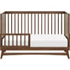 Peggy 3-in-1 Convertible Crib with Toddler Bed Conversion Kit, Natural Walnut - Cribs - 5