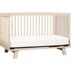 Hudson 3-in-1 Convertible Crib with Toddler Bed Conversion Kit, Natural - Cribs - 5 - thumbnail