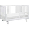Hudson 3-in-1 Convertible Crib with Toddler Bed Conversion Kit, White - Cribs - 5