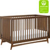 Peggy 3-in-1 Convertible Crib with Toddler Bed Conversion Kit, Natural Walnut - Cribs - 7