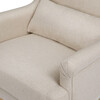 Miranda Wingback Rocker, Beige Eco-Performance Fabric - Nursery Chairs - 6
