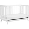Scoot 3-in-1 Convertible Crib with Toddler Bed Conversion Kit, White - Cribs - 6