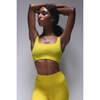 Women's Shayna Chevron Bra, Cress Green - Bras - 2