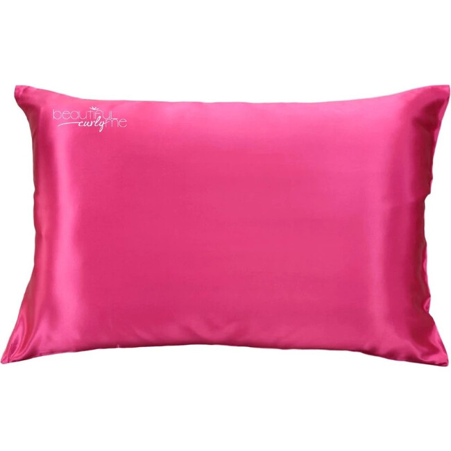 Satin Charmeuse Pillow Case, Fuschia - Pillows - 1