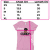 Curly+Confident: Girls Statement Tee, Aqua - Tees - 2