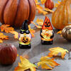 Set of 2 Halloween Mercury Glass Gnomes - Accents - 3