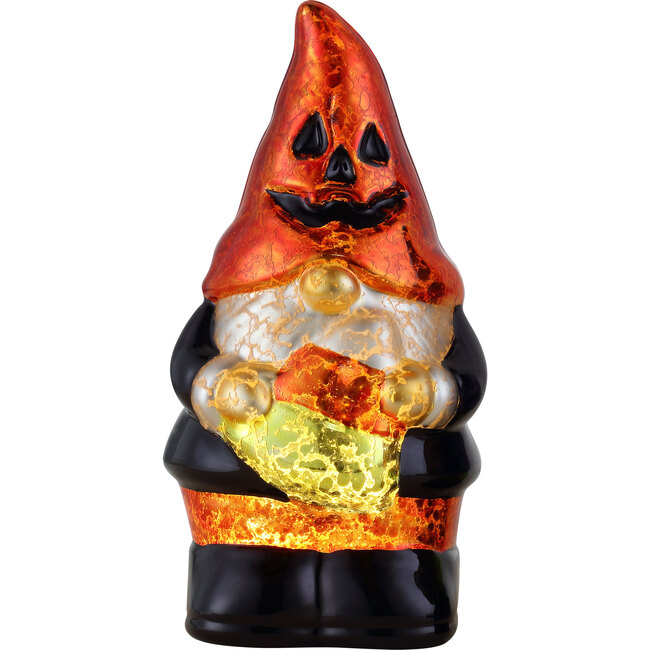 Set of 2 Halloween Mercury Glass Gnomes - Accents - 5