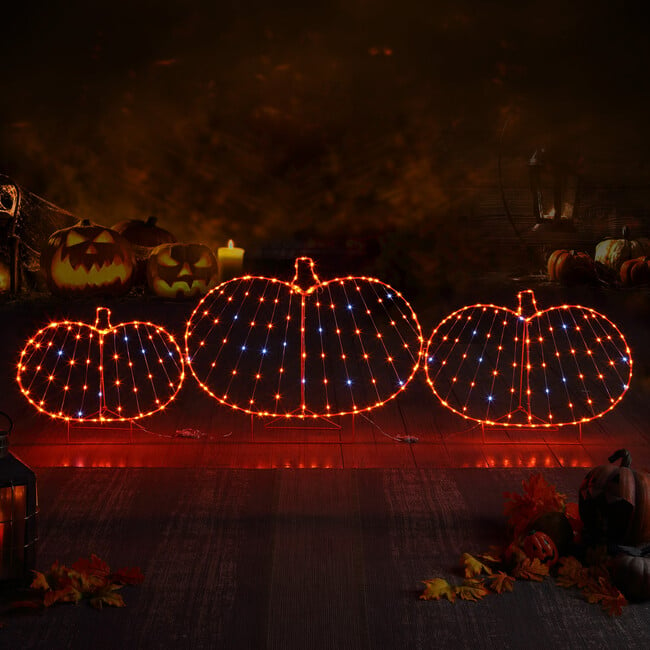 Outdoor Pumpkin Lightshow - Accents - 4