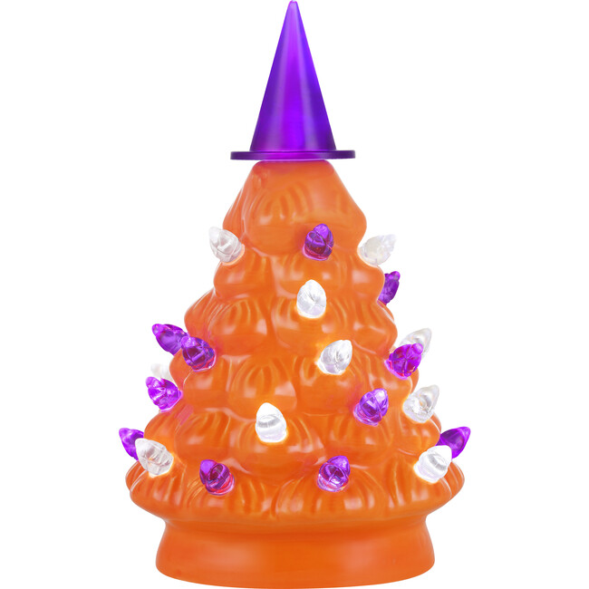 Set of 2 Halloween Trees, Orange - Accents - 3