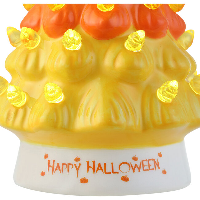 Set of 2 Halloween Trees, Candy Corn - Accents - 5