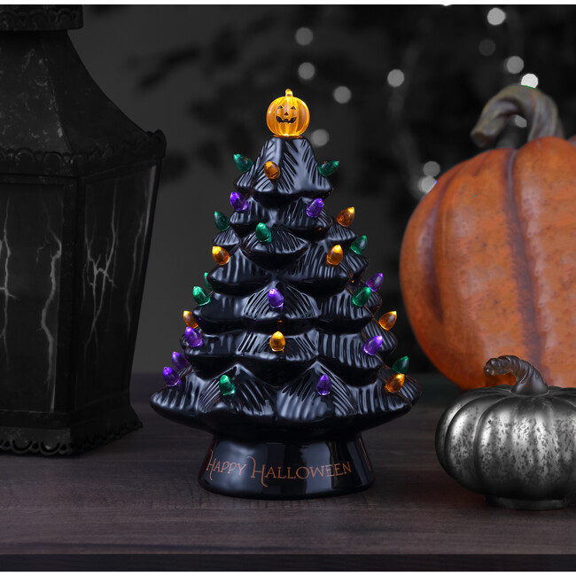 11.6" Halloween Tree, Black