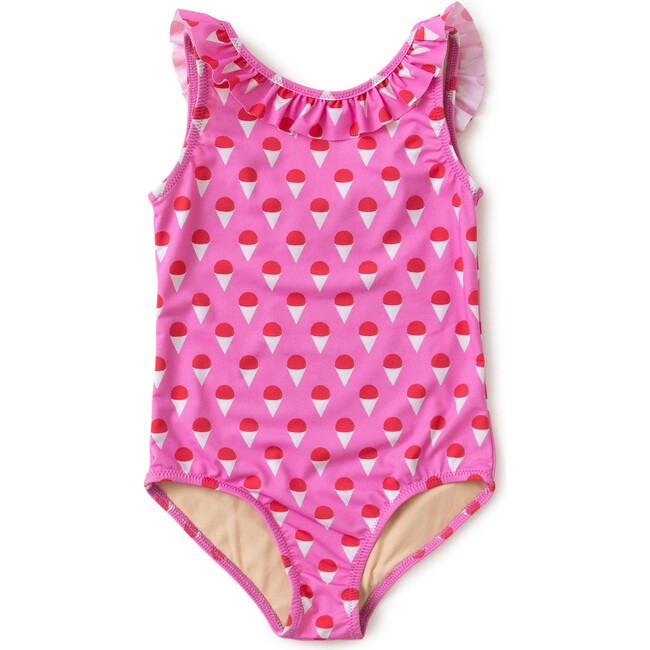 Girl's Ruffle One-Piece, Sno-Cone - One Pieces - 1 - zoom