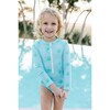 Girl's Surf Suit, Fronds Forever - One Pieces - 4
