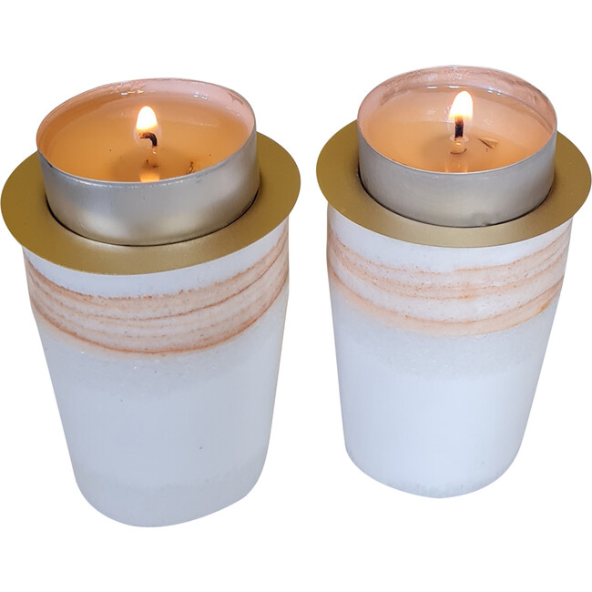 Liv Luv Tea Candle Holders, Gold