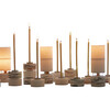 Meorrot Hanukkah Menorah, Gold - Menorahs & Candles - 1 - thumbnail
