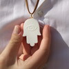 Shomera Hamsa Evil Eye Pendant, Gold - Necklaces - 2