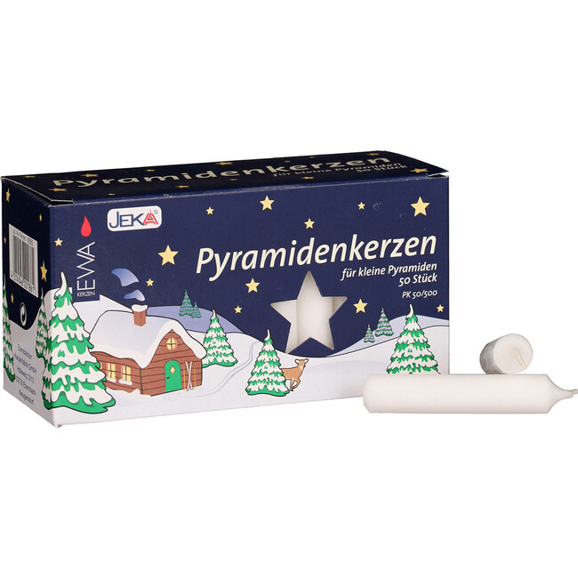 German Candle for Pyramids, White