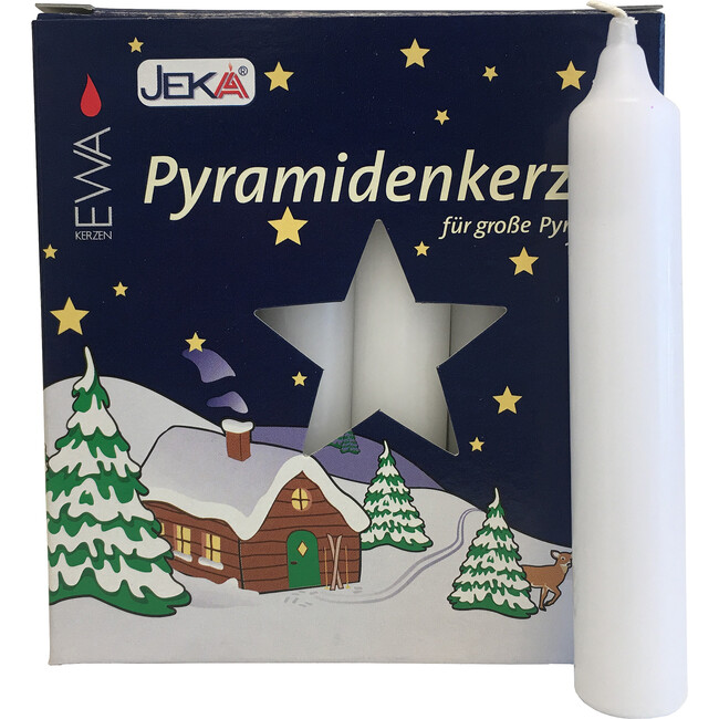 German Candle for Pyramids, White