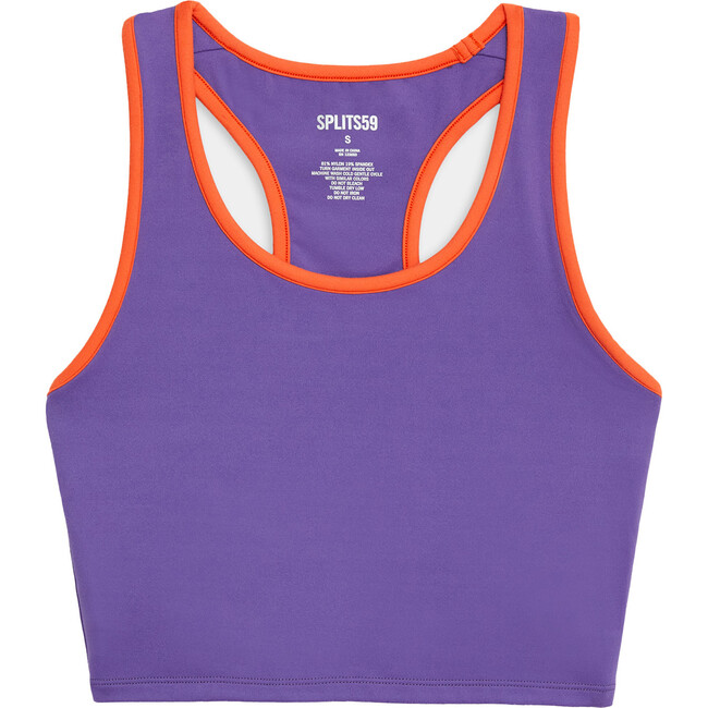Women's Amber Airweight Bralette, Iris/Madarin - Bras - 1
