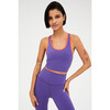 Women's Amber Airweight Bralette, Iris/Madarin - Bras - 2
