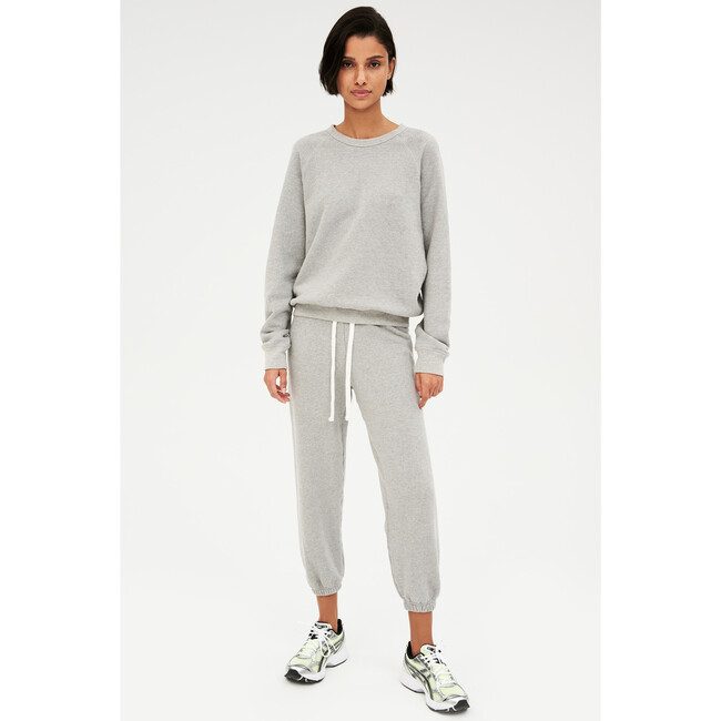 Women's Flore French Terry 7/8 Sweatpant, Heather Grey