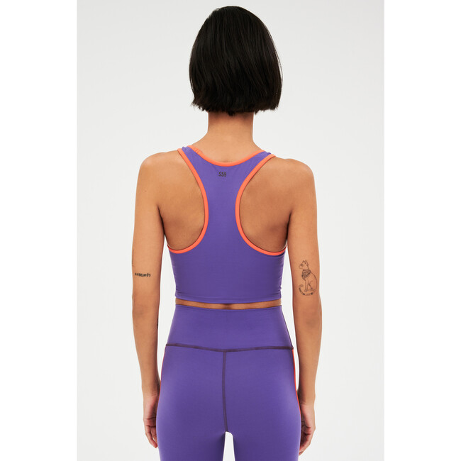 Women's Amber Airweight Bralette, Iris/Madarin - Bras - 3