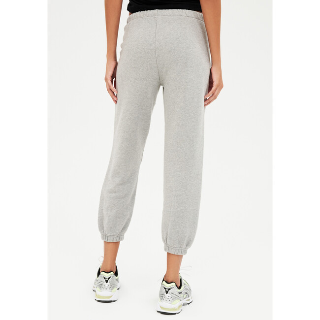 Women's Flore French Terry 7/8 Sweatpant, Heather Grey - Sweatpants - 4