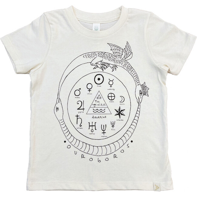 Ouroboros Crew Tee, Natural