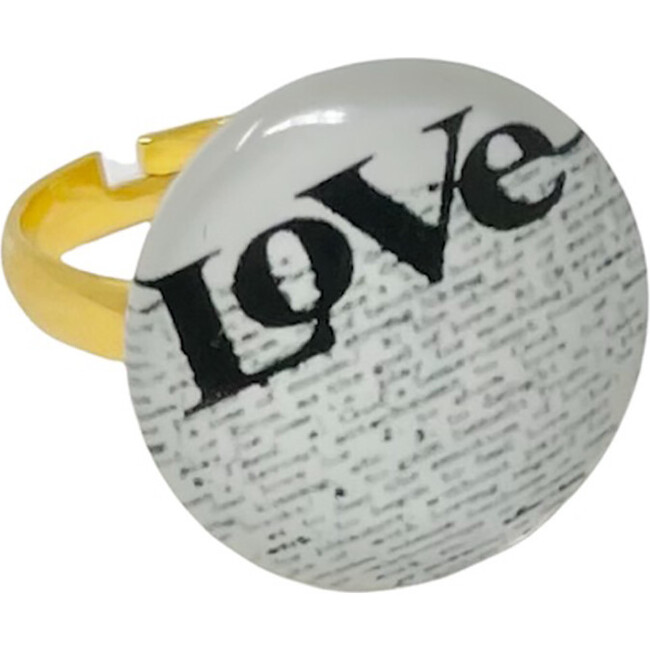 Love + Peace Ring, Set of 2 - Rings - 3
