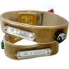 Je t'aime Rainbow Bracelet, Brown - Bracelets - 1 - thumbnail