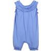 Double, Ruffle Romper, Cornflower Blue - Rompers - 1 - thumbnail