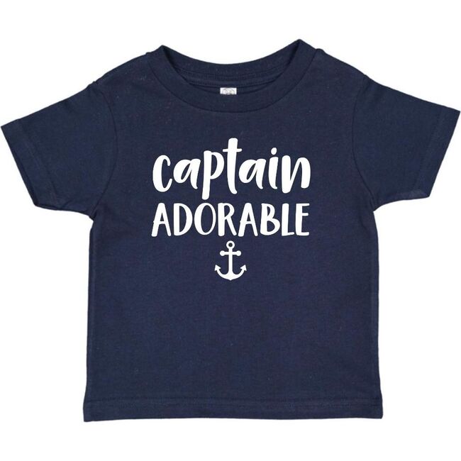 Captain Adorable Short Sleeve Shirt, Navy
